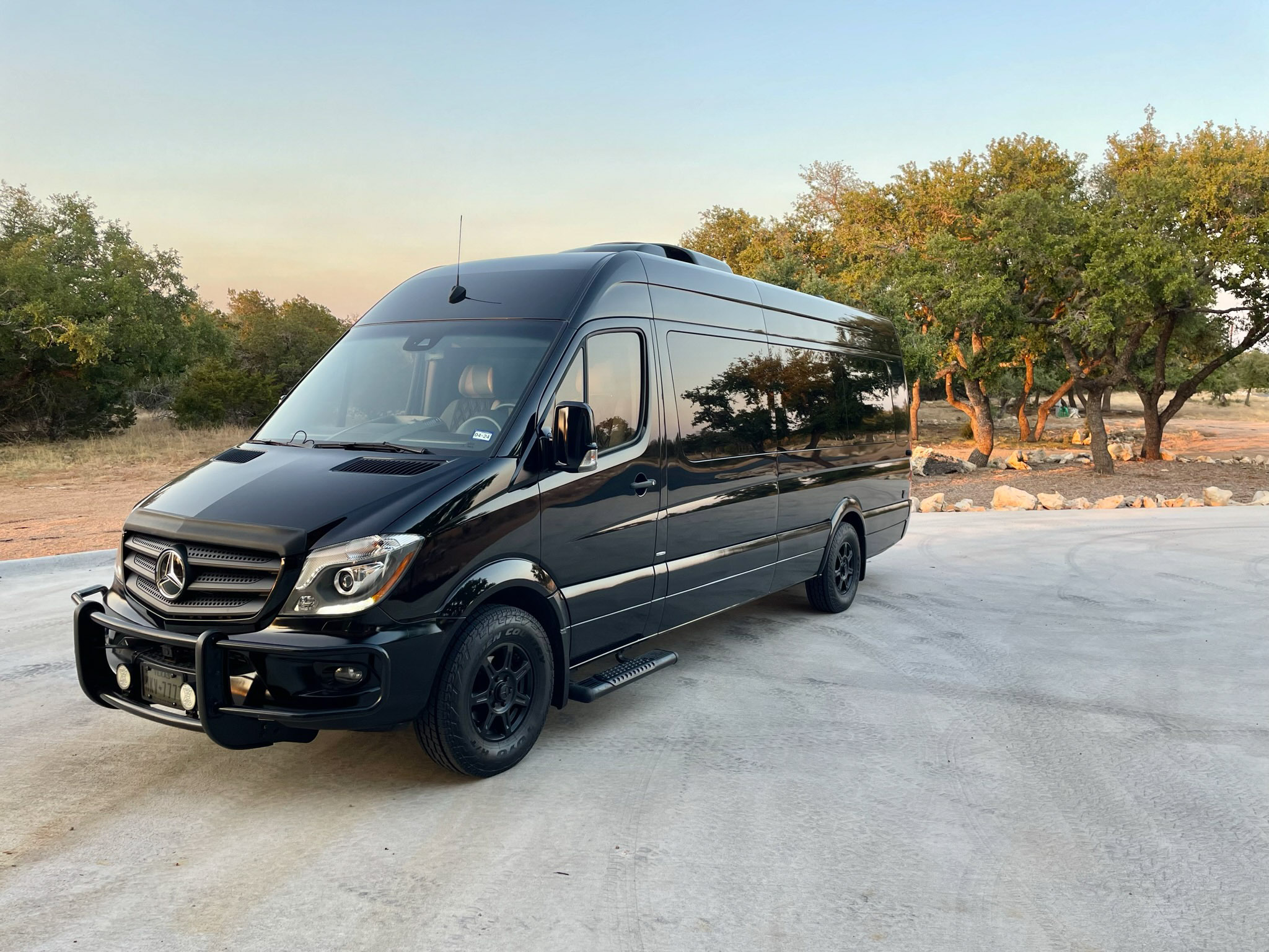 Mercedes Sprinter interior and exterior view 1